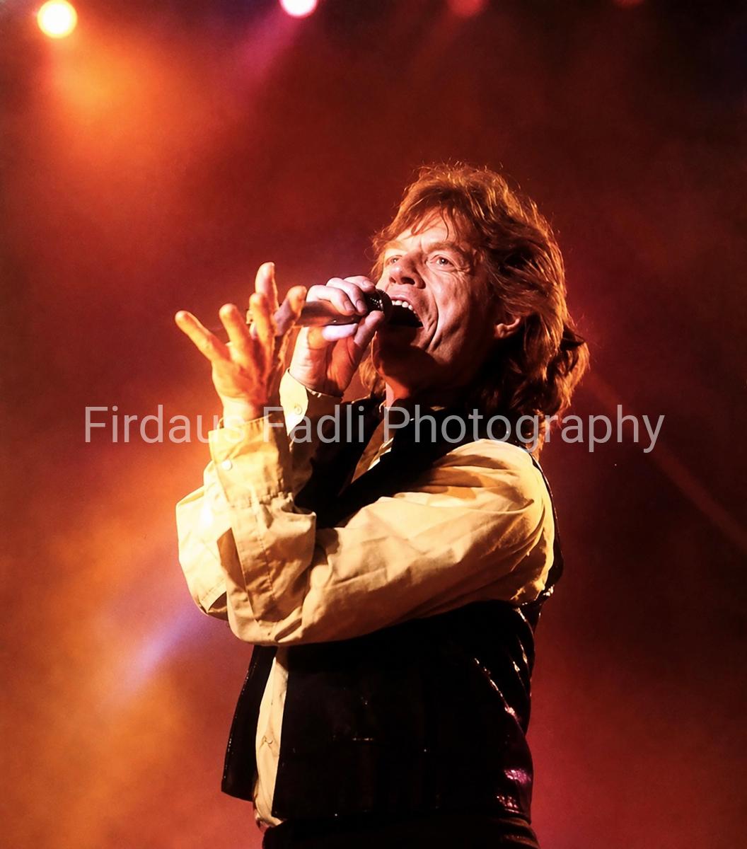 Mick Jagger “The Rollibg Stones” Yankee Stadium New Jersey 1994